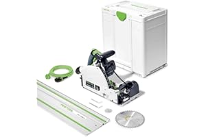 Festool Sierra sumergible TSV 60 KEBQ-Plus-FS (con hoja de sierra circular, ventana, llave hexagonal, hoja de sierra hexagonal, llave hexagonal, riel guía), en Systainer