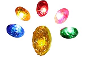SINSEN Infinity Star Lord Power Stone Orb Cube Prop Cosplay Light Gem Collectibles PVC (Gems stone)