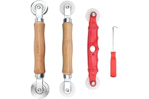 LNSYSNS Rodillo para Mosquitera, 4 Piezas Pantalla Herramienta de Rodillo Giratorio, Repuestos Mosquiteras Enrollables, Utilizadas para Instalar Mosquiteras, Juntas de Puertas y Ventanas