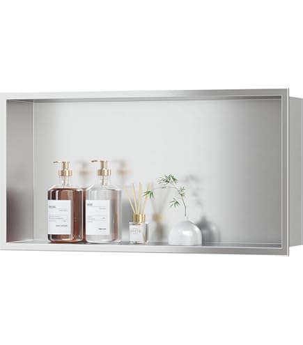 Vidaxl - Niche De Douche Blanc 45 X 30 X 9.5 Cm Acier