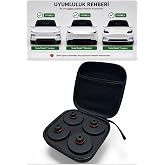 Li Parts Tesla Yeni Model Y Juniper ve Standart Model Uyumlu Premium Lift Takozu G&uuml;&ccedil;lendirilmiş Versiyon, Doğal Kau&ccedil;uk, Premi
