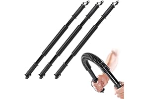 EDELSTAHLSHOP Onpira® Profi Königsfeder Biegehantel – 5 Stärken von 20 bis 60 kg auswählbar – Armtrainer Krafttraining Fitness Training Brust Schulter Oberkörpertrainer Muskelaufbau Sportgerät