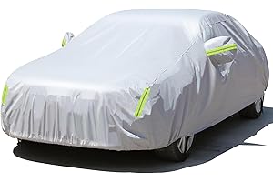 LAPELUX Car Cover Waterproof All Weather for Automobiles, Outdoor Full Cover Rain Sun UV Protection, Size Universal Fit for Sedan,435 * 180 * 160CM