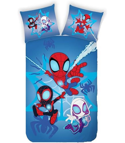 Copripiumino Marvel Spiderman per letto singolo doubleface