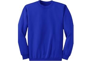 INSAFIANS Unisex School Sweatshirt Boys & Girls – Fleece Jumper Crew Neck Classic Long Sleeve School Uniform Sweater