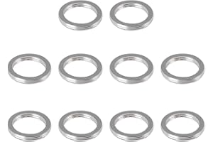 F FIERCE CYCLE 10Pcs 30mm ID 40mm OD Motocicleta Escape Silenciador Tubo Junta