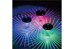 Uonlytech Solar Schwimmendes Licht, Farbwechsel Magic Ball Solar Pool Licht, Solar Teich Licht für Schwimmbad Teich (Buntes Licht)