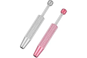 Apausvcm 2 Stück Piercing Ball Greifer Piercing Zange für Kugeln Edelstahl Piercing Kugel Zange Piercing Kugel Aufdreher Piercing-Ball-Halter Schmuck Pinzette mit 4 Klauen,für Schmuck Uhren Brillen