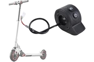 Tbest Acelerador de Acelerador de Scooter Eléctrico, Acelerador de Acelerador de Pulgar de Scooter Eléctrico Interruptor Integrado de Repuesto de Acelerador de Velocidad de Pulgar de