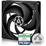 ARCTIC P12 PWM PST - 120 mm, Ventilateur Boitier Silencieux, Refroidisseur pour Unité Centrale, Pression Statique Élevée, Fon