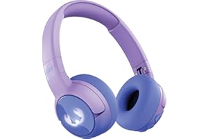 Fresh 'n Rebel Code Junior, kabellose Bluetooth-Kopfhörer für Kinder, sicherer Klang (<85dB), inklusive Audiokabel und Aufkleber, Buddy Beats, LED-Lichteffekte. 48 Std. Spielzeit (Groovy Galaxy)