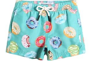 MaaMgic Costume da Bagno Pantaloncini da Bagno Estivi per Ragazzini Bambini Foderate in Rete Asciugatura Rapida Multi Colori