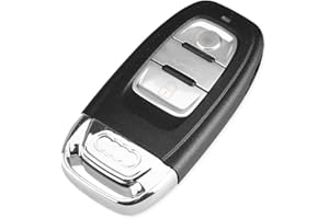 KUYUANSU Für Audi A4l A3 A4 A5 A6 A8 Quattro Q5 Q7 A6 A8 Remote Key Shell Case HU66 Fob Ersatz Auto-Smart-Schlüsselschale 3 Tasten
