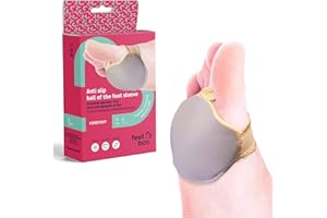 FEET BCN Almohadillas Metatarsales Antideslizantes tipo Manga (Talla L EU 42–45), 1 par para tacones, sandalias y calzado de vestir (FeetBCN)
