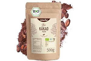 ‎VOM-ACHTERHOF Cocoa Powder Organic 500 g Cocoa Powder with Finest Aroma Natural and Not Alkalinised by Achterhof