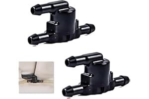 EIAIGKY 2 Pcs 8532128020 Windshield Wiper Washer Non Return Check Valve, Car Windscreen Washer Valve Hose Tee T 3 Way Compatible with Toyota 4Runner Corolla Highlander Camry RAV4 Sequoia Tacoma Tundra Venza