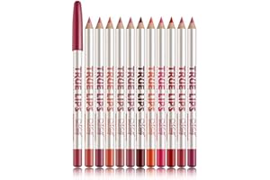 KLSYCHRY 12 PCS/Lot Crayon à Lèvres Crayon Outils étanche Lip Liner Maquillage de Longue Durée Multicolore Rouge à Lèvres Brillant à Lèvres Maquillage