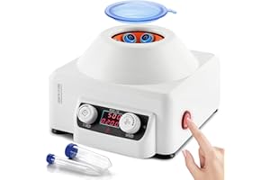 Mxmoonant 900-1S LED digital centrifuge with 10mlX6 tubes, 0-4000rpm/1685xG, 0-60min desktop electric centrifuge prp separation for university, laboratory, hospital (900)