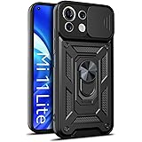 LOCLOUD - Cover per Xiaomi Mi 11 Lite 5G / 4G / 5G NE, protezione della fotocamera, custodia con lente scorrevole, cover e su
