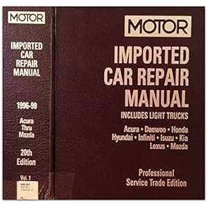 Motor Imported Car Repair Manual: 1