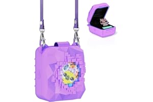 MSILTE Digitale Haustier Silikon Schutzhülle für Bitzee Magicals, stoßfest, Kratzfest, kommt mit hängendem Seil Zubehör, passend für Bitzee Magicals (Lila)