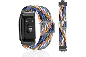SeNool kompatybilny pasek do Huawei Watch Fit Sport elastyczny pleciony nylon kompatybilny z Huawei Watch Fit - Kolor dżinsów