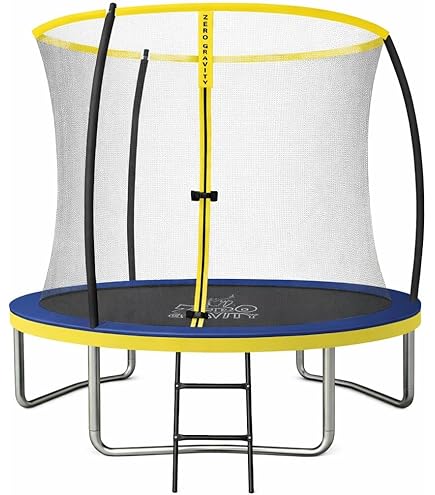 EXIT Toys Trampoline Ladder - Universeel - Anti-Slip - Verhoogt de Veiligheid - Voor Trampolines op Poten met Framehoogte 50-65cm : EXIT Toys