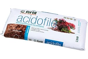 Fertil Acidofile Terriccio per Azalee Rododendri Ortensia Gardenia e Piante Acide, Sacco 20 Litri
