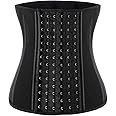 ELECDON Waist Trainer for Women Corset Cincher Body Shaper Girdle Trimmer with Steel Bones Extender Sport Girdle Waist Trainer Corsets Hourglass Body Shaper One Size
