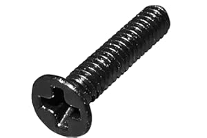 Aerzetix C17968 - 100 bulloni a testa conica, M2 x 10 mm, in acciaio nero