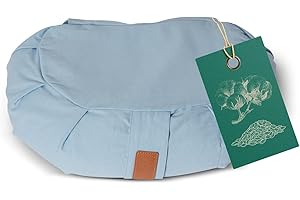 #DOYOURYOGA Cuscino da yoga tondo classico con cerniera / dimensioni: ca. 42 x 15 cm / cuscino da meditazione riempito con pula di farro di agricoltura biologica (kbA) – ideale come cuscino zafu / cuscino rondo / supporto per lo yoga e la meditazione / tessuto lavabile in lavatrice, prodotto 100% naturale. Postura comoda e rivestimento morbido per lunghe meditazioni. Disponibile in vari toni di colore e fantasie.