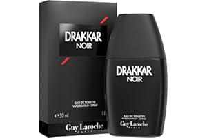 Guy Laroche Drakkar Noir Eau de Toilette, Perfume para Hombre, Fragancia Aromática y Amaderada para Hombre, Con Musgo, Pachuli y Bálsamo de Abeto
