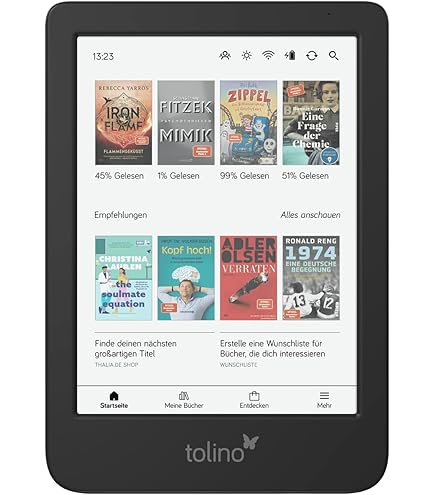 Brotect Glass Screen Protector Film Compatible With Tolino Shine 5 - View #12
