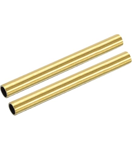 METALLIXITY Messingrohr-Set – 6 Größen Von 1–3,5 Mm Außen-Ø, 0,2 Mm Wandstärke, 300 Mm Länge, Für Modellbau & Handwerk