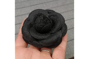 PRAK Broschen & Anstecknadeln Für Damen,Luxus Große Broschen Für Frau Schals Schnalle Pin Stoff Kunst Stoff Blume Brosche Mode Kleidung Schmuck Accessoires Mädchen Geschenke