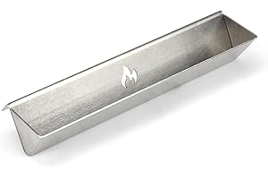 Grillrost.com Das Original Banda affumicatore in Acciaio Inox | Scatola affumicatore | da posizionare Direttamente sulla Banda aromatica e controllabile con manopola