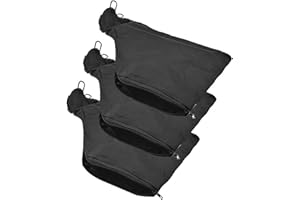Parthan 3 Pcs Evolution Mitre Saw Dust Bag, Sander Dust Bag, Anti-Dust Saw Dust Cover Bag with Zipper, for Belt Sander Parts Miter Saw Accessories, Easy Carry and Store, Black