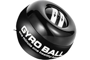 Ezweiji Palla Giroscopica da Polso Ad Avvio Automatico, con Borsa per Palline Originale, Forza del Braccio Rinforzante per Il Polso per Ossa E Muscoli del Polso