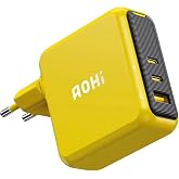 Aohi Magcube 3 Portlu Şarj Adapt&ouml;r&uuml;, 140W Şarj Cihazı, GaN+ 100W Hızlı Şarj İstasyonu