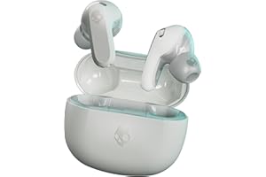 Skullcandy Rail ANC, In-Ear Wireless-Kopfhörer mit Noise Cancelling, 27 Std. Akkulaufzeit, Mikro, kompatibel mit iPhone, Android und Bluetooth-Geräten - Bone
