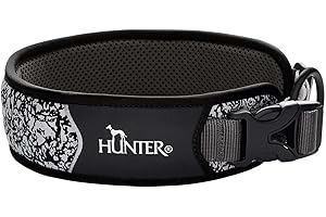 HUNTER Halsung Divo Reflect XL, Negro/Gris