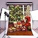 Produktbild LOVE-BABY Vinyl Stoff Weihnachten Kulissen 5x7ft / 150x210cm Fotografie Hintergrund Foto Props für Studio / Professional Fotografie / Partei