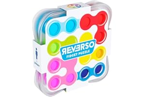 SmartGames - IQ Reverso - Educational Brainstorming - Multi-Level Strategy Game and Skill Building - Logic and Thinking Game - 12 Years + - 1 Player - Multicolor - English - SG 403