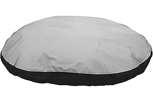 Karlie 60062 Doc Bed Cojín Oval, 100 x 75 x 12 cm, Gris y Negro, L