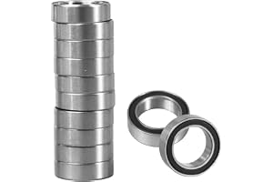 Flewdart 10 st MR128 2RS kullager 8x12x3,5 mm, MR128-2RS MR128RS kolförseglade kolstål för maskiner och verktyg