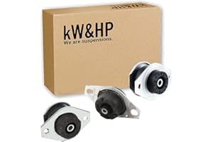KW&HP KIT COMPLETO 3 SUPPORTI SOSTEGNI MOTORE E CAMBIO COMPATIBILE CON FIAT PANDA 141, PANDA 141 4X4, LANCIA Y10