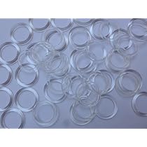 200 Stück Transparente Bastelringe – 4,8 Cm Ø, Für Schals, Vorhänge, DIY Projekte