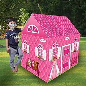 AUZENO Jumbo Size Kids Hut Type Baby Play Tent House for 10 Year Old Girls and Boys & Tent For Kids (Made In INDIA) (DOLL HOUSE_T)(95 x 73 x 105 Centimeters)