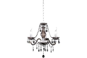 RL LIVE YOUR LIGHT Reality R11073002 Candelabro, Cromo/Negro, 150 x ø 46 cm