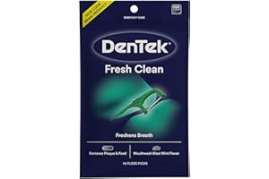 DenTek Fresh Clean Lot de 75 médiators pour dents très serrées